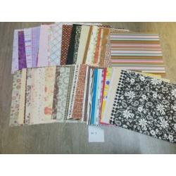 Verschillende sets scrappapier 30x30
