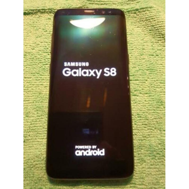 Samsung S8 zwart originele doos lader enz zgan