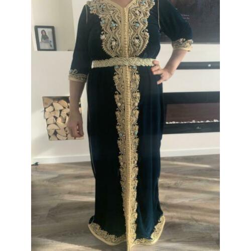 Caftan donker groen