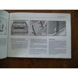 OPEL KADETT - Bediening, Veiligheid, Onderhoud - 1987