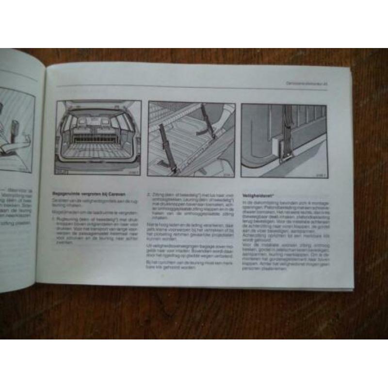 OPEL KADETT - Bediening, Veiligheid, Onderhoud - 1987