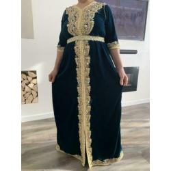Caftan donker groen