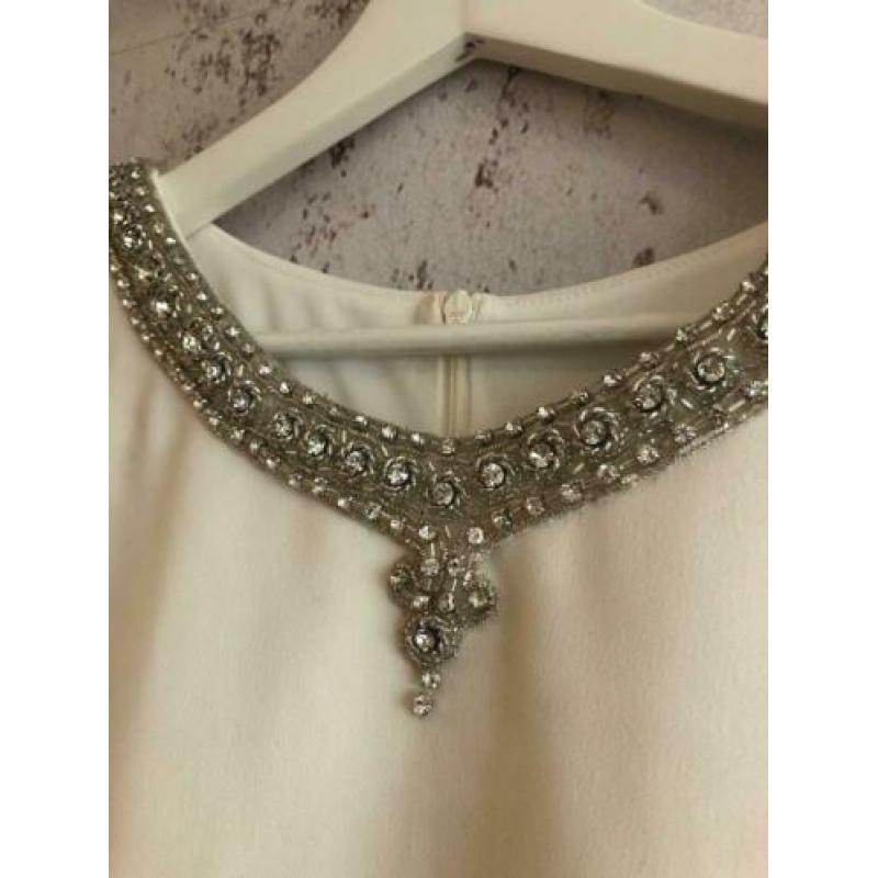 Jurk 'San Fiore' - Wit / zilver