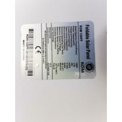 Te koop opvouwbaar zonnepaneel 120 watt