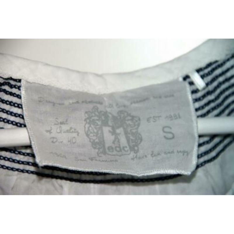 Te koop: Tuniek van Esprit, edc, maat S, wit met blauw, lang