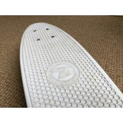 Pennyboard Skateboard Land Surfer Wit Blauw