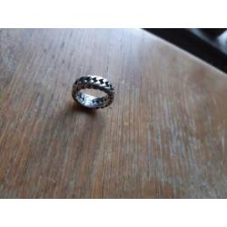 Buddha to buddha ring maat 18 chain 925 zilver