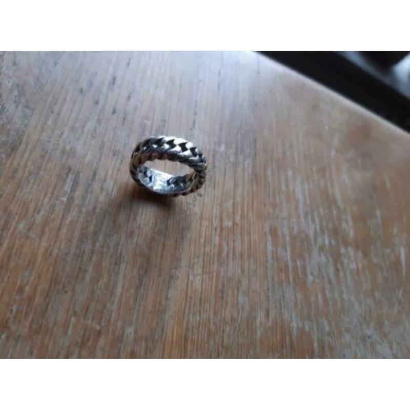 Buddha to buddha ring maat 18 chain 925 zilver