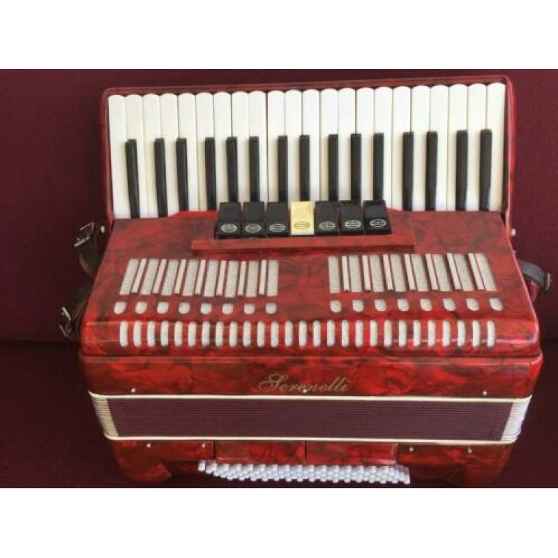 Accordeon. Serenelli . 80 bas . 3 korig .