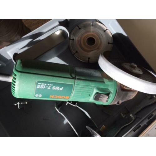 Bosch groen slijptol pws 7-125