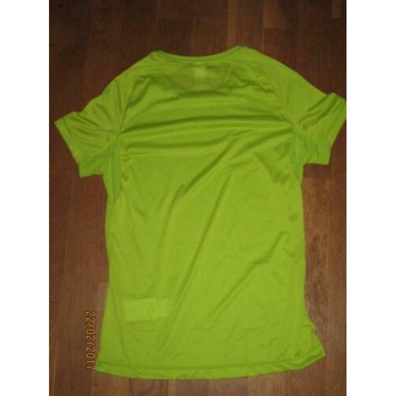 Kalenji groen jack en shirt maat 36