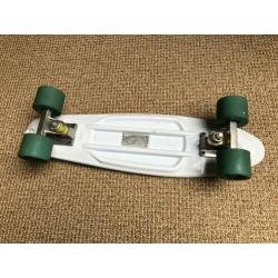 Pennyboard Skateboard Land Surfer Wit Blauw