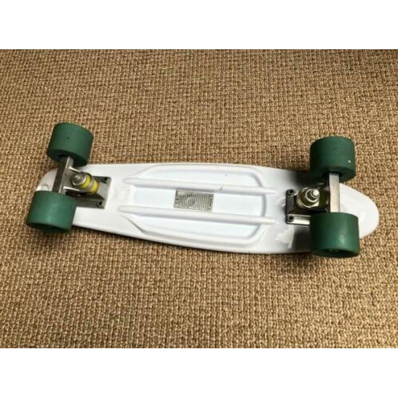 Pennyboard Skateboard Land Surfer Wit Blauw