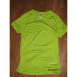 Kalenji groen jack en shirt maat 36