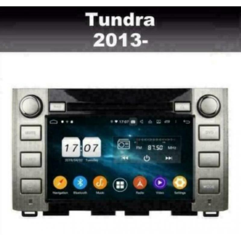 Toyota Tundra navigatie radio android 9.0 dab+ carkit wifi