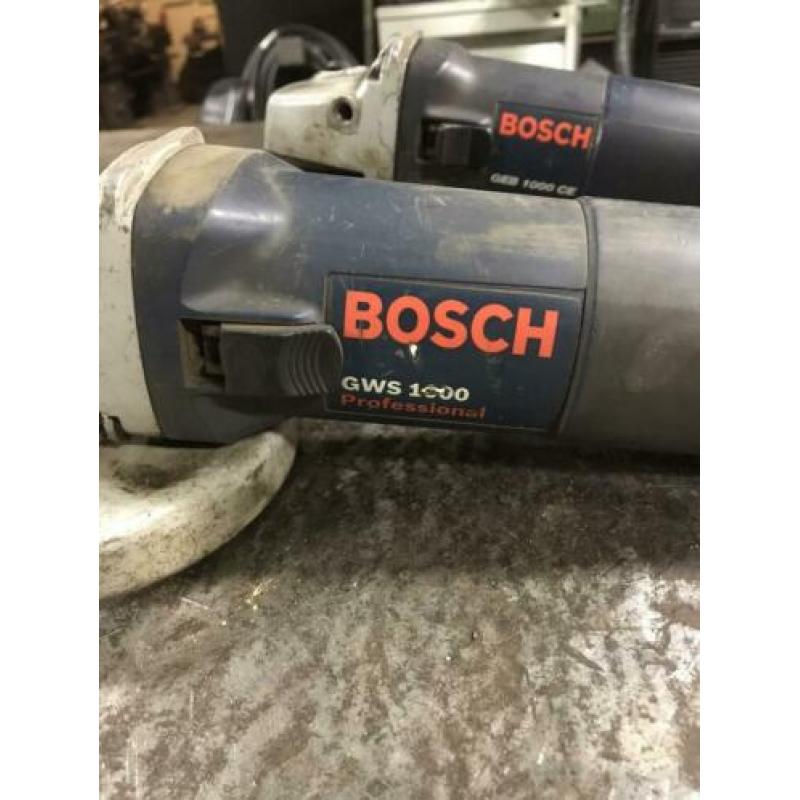 Bosch blauw flexen