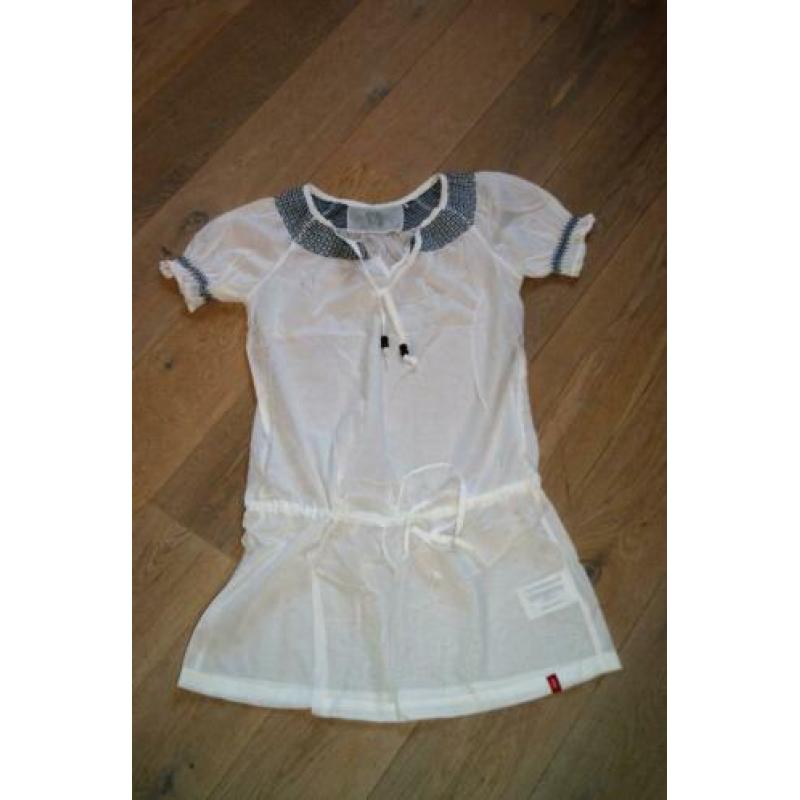 Te koop: Tuniek van Esprit, edc, maat S, wit met blauw, lang