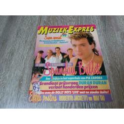 Muziek expres april1985 o.a. Dolly Dots, A team, Duran Duran
