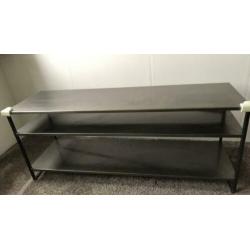 Stalen tv meubel
