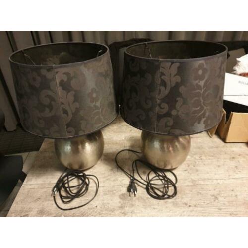 2 Tafellampen. Set slaapkamer lampen voor nachtkastje.