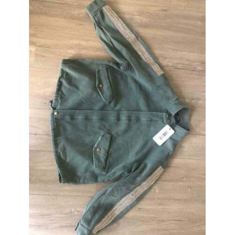Spijkerjas jacket met strass