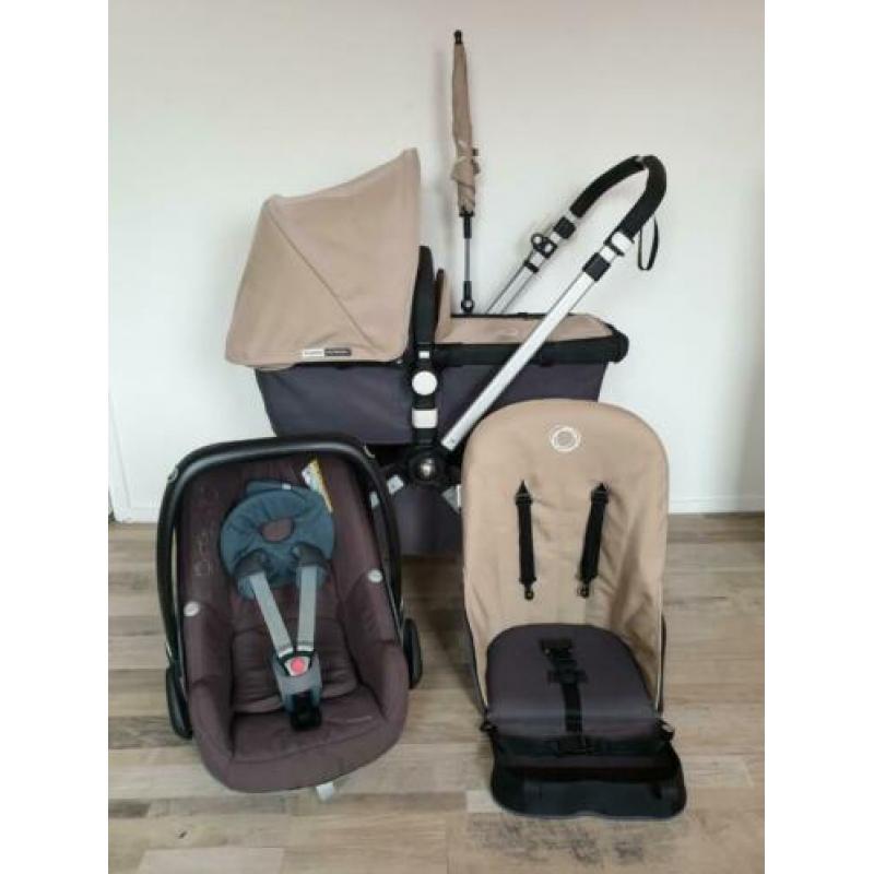 Fijne bugaboo cameleon 3in1 incl maxicosi pebble