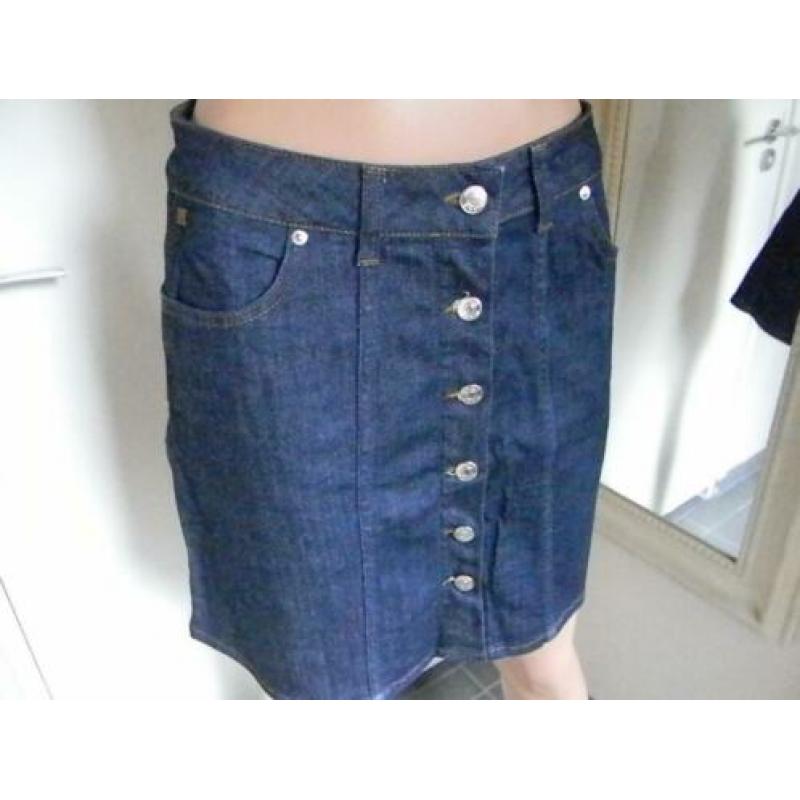 NIKKIE gave jeansrok met knoopjes MAAT 38 NIEUW