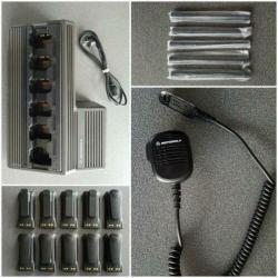 Portofoons Motorola set (12 stuks) met accessoires