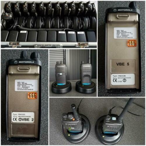 Portofoons Motorola set (12 stuks) met accessoires