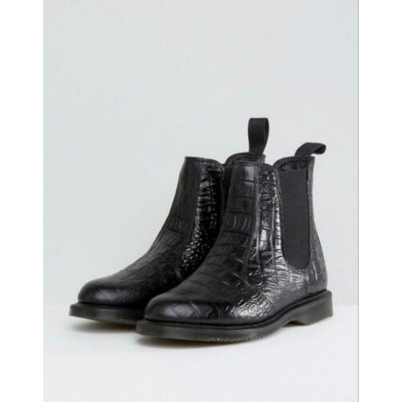 Dr. Martens Flora croco zwart