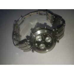 Pequignet heren horloge chronograaf staal