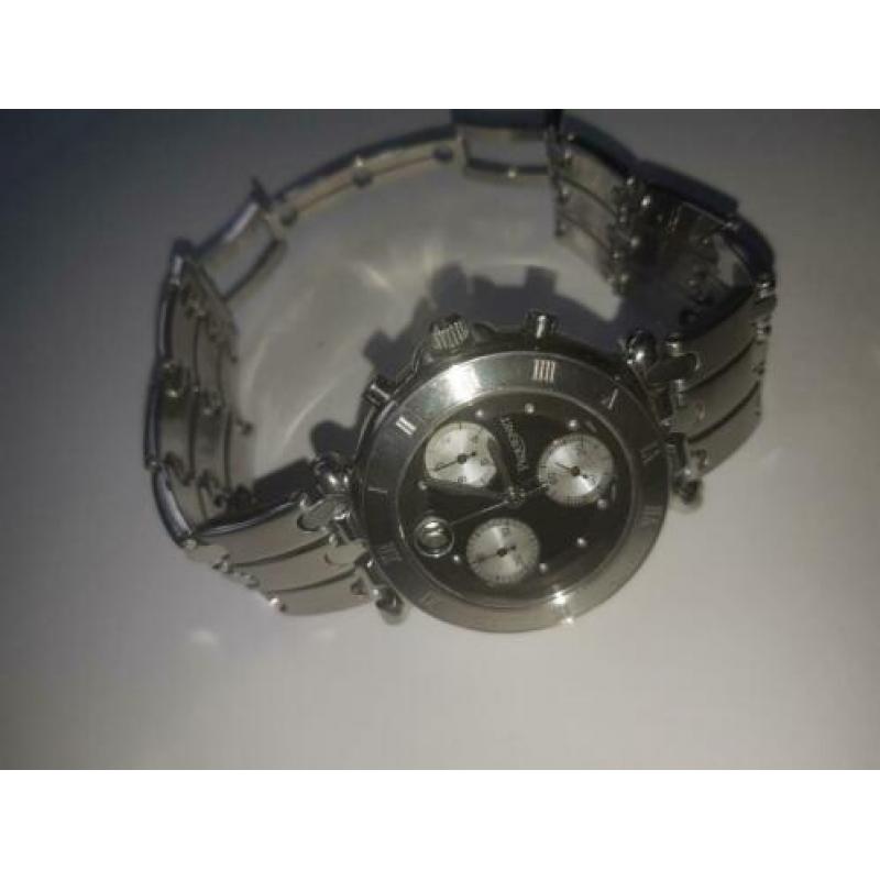 Pequignet heren horloge chronograaf staal
