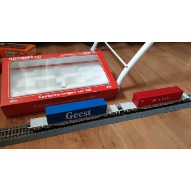 Fleischmann NS containerwagen set 5808