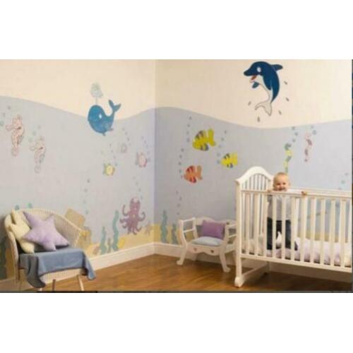 "Undersea Adventure" Onder zee wereld 96 Giant muurstickers