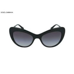 Dames Dolce & Gabbana zonnebril DG4207-B zwart cat eye nieuw