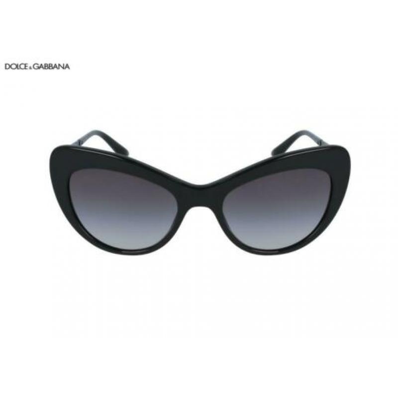 Dames Dolce & Gabbana zonnebril DG4207-B zwart cat eye nieuw