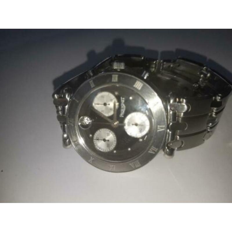 Pequignet heren horloge chronograaf staal