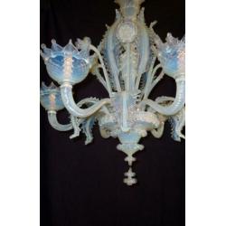 Venetiaanse Murano kroonluchter kristal antiek 1930 - 1950