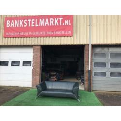 Donker groene leren ROLF BENZ '322 design' bank