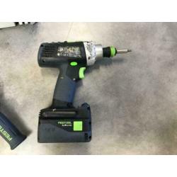 FESTOOL ACCU BOORMACHINE 18v QUADRIVE PDC18/4 SCHROEFMACHINE