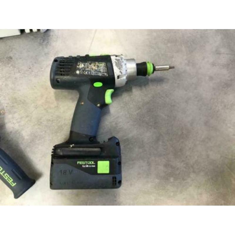 FESTOOL ACCU BOORMACHINE 18v QUADRIVE PDC18/4 SCHROEFMACHINE
