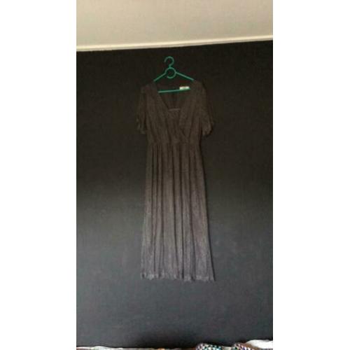 Zizzi jurk grijs kant s