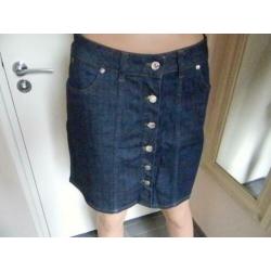 NIKKIE gave jeansrok met knoopjes MAAT 38 NIEUW