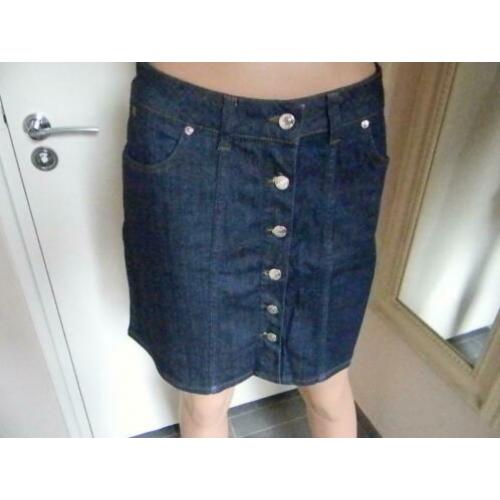 NIKKIE gave jeansrok met knoopjes MAAT 38 NIEUW