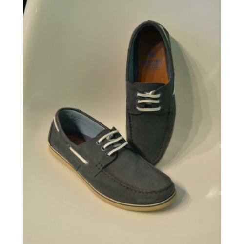 GAASTRA 1xgedr. geweldige orig.blauwe leren instappers mt 43