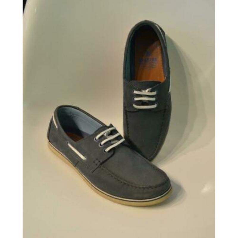 GAASTRA 1xgedr. geweldige orig.blauwe leren instappers mt 43