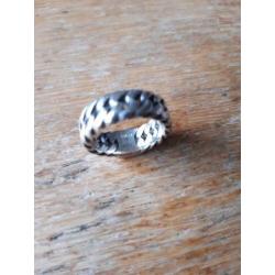 Buddha to buddha ring maat 18 chain 925 zilver
