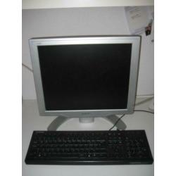 Philips Platte Monitor 17 Inch+Toetsenbord