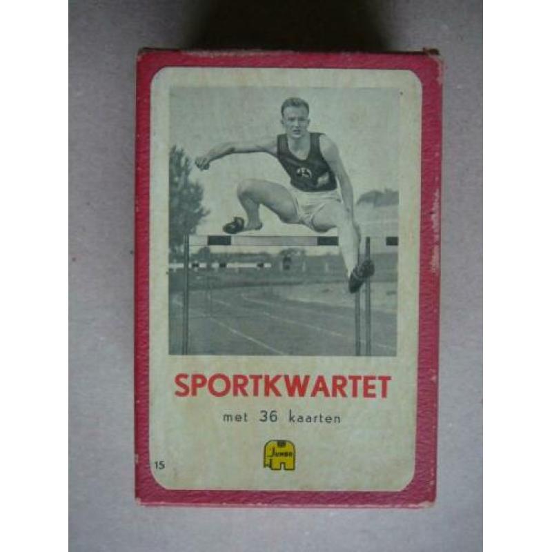 Jumbo sportkwartet met 36 kaarten