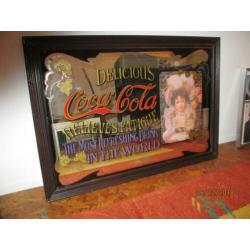 Amerikaanse coca cola spiegel 100x70